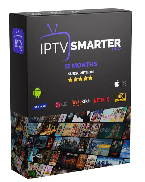 12 Months Subscription - SMART IPTV SERVICE